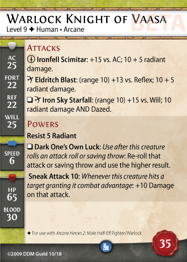 Warlock Knight of Vaasa